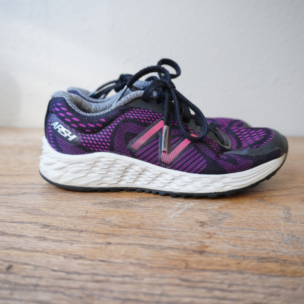New Balance Kids 11 Purple Running Shoes Fresh Foam Arishi KJARIBPY